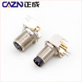 Conector M8 macho hembra 3 4 5 6 8pin conector de cable impermeable IP67